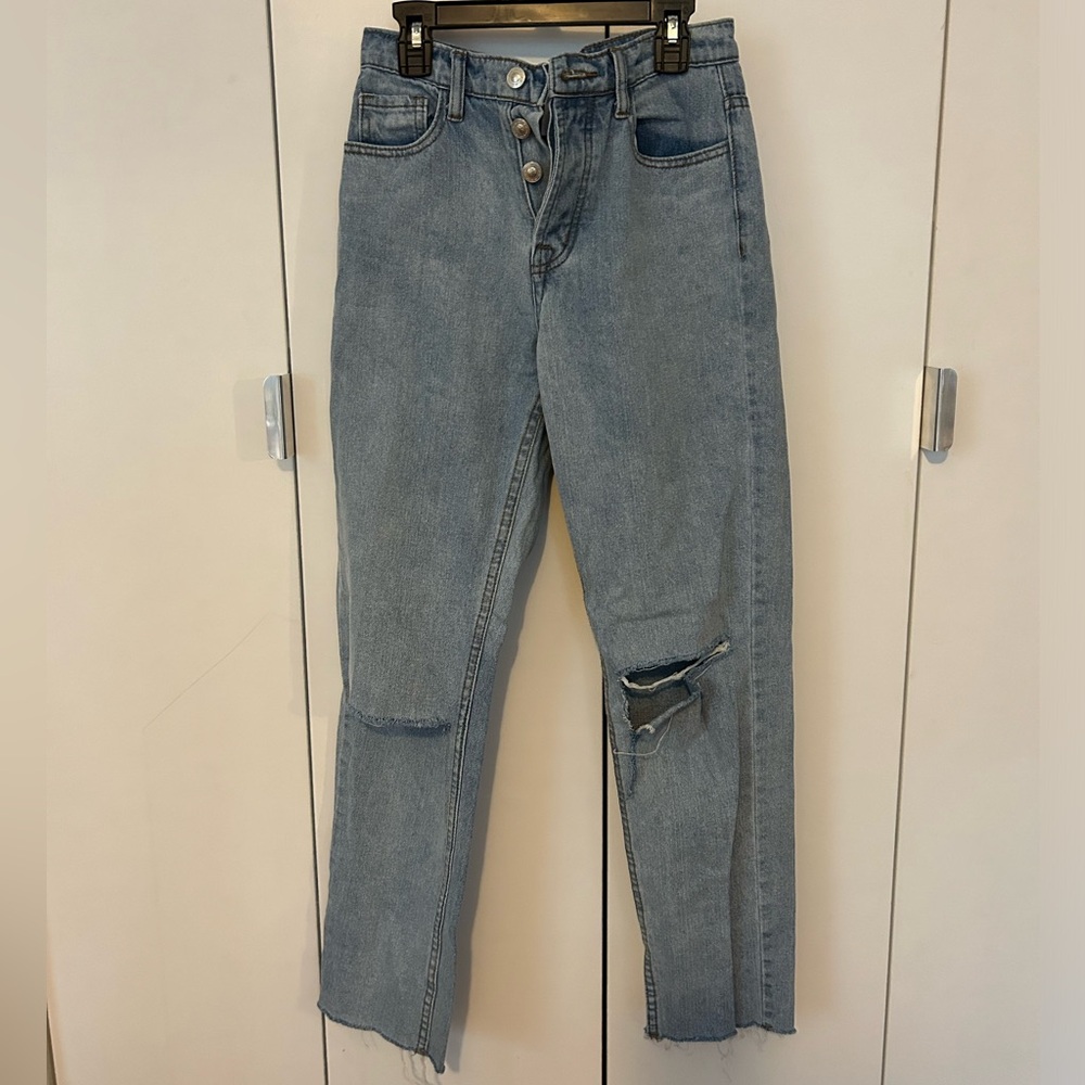 Princess Polly Straight Leg Jeans